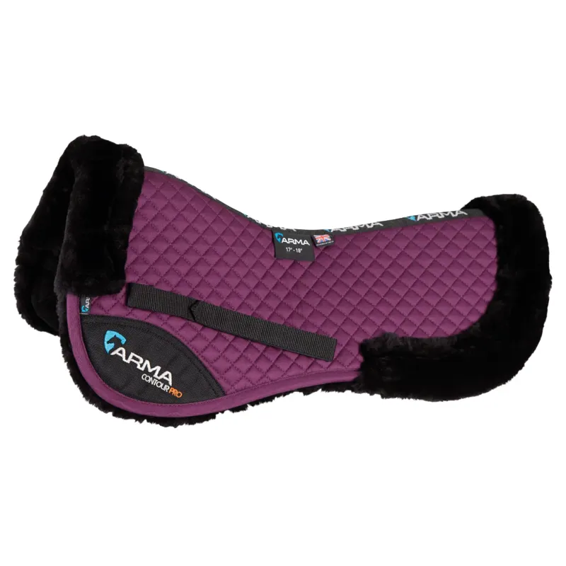 Shires ARMA Half Pad - Plum